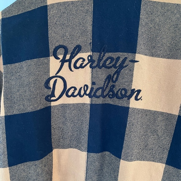 Genuine Harley Davidson women’s mechanic twill hoodie - Picture 3 of 4